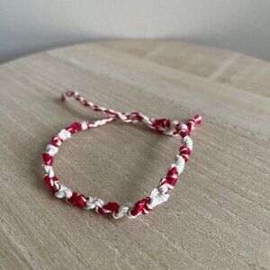 Rhya Bracelet, anklet, trendy, comfortable, tie, embroidery thread, woven, gift,